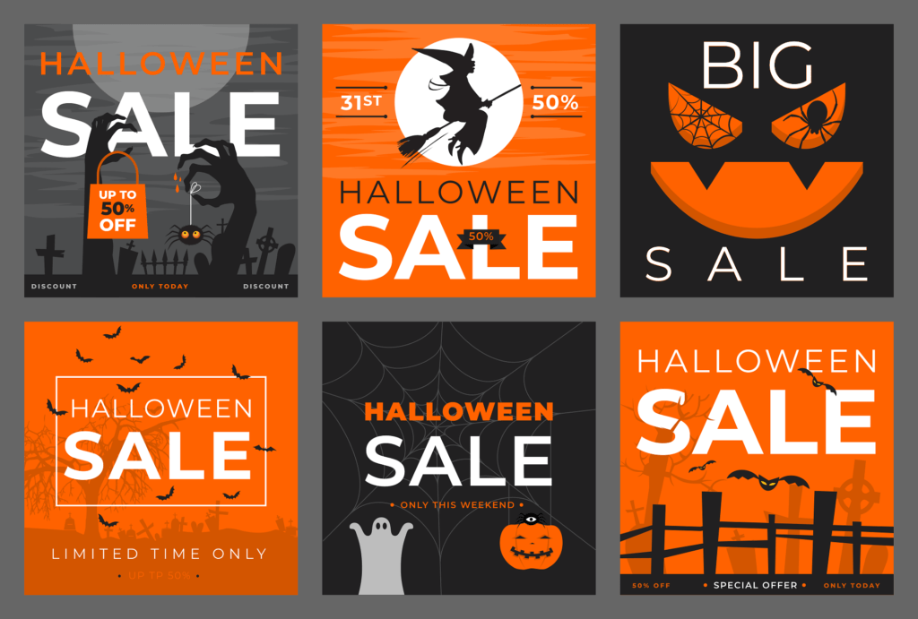 Printdesign im digitalen Zeitalter am Beispiel einer Halloweenanzeige